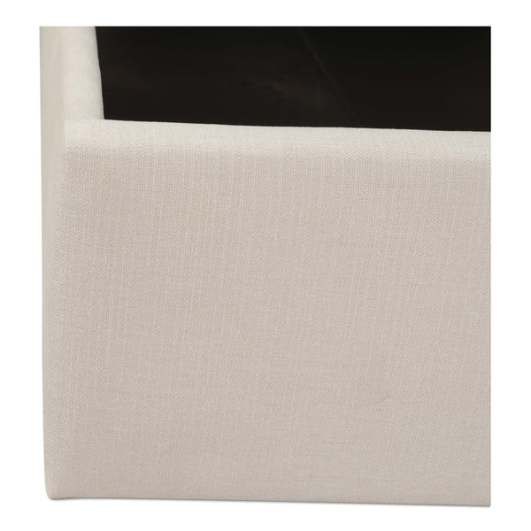 Moe's Sebastion King Storage Bed in Beige