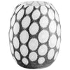 Large Brunson Vase in Brown and White