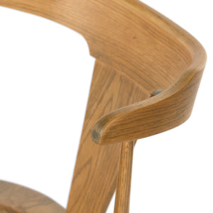 Ripley Dining Chair In Sandy Oak