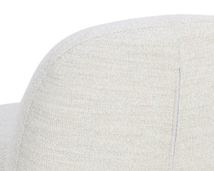 FRANZE SWIVEL LOUNGE CHAIR - MERINO PEARL