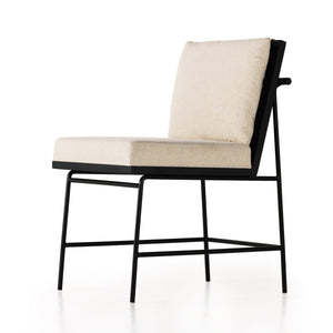 Crete Dining Chair In Savile Flax