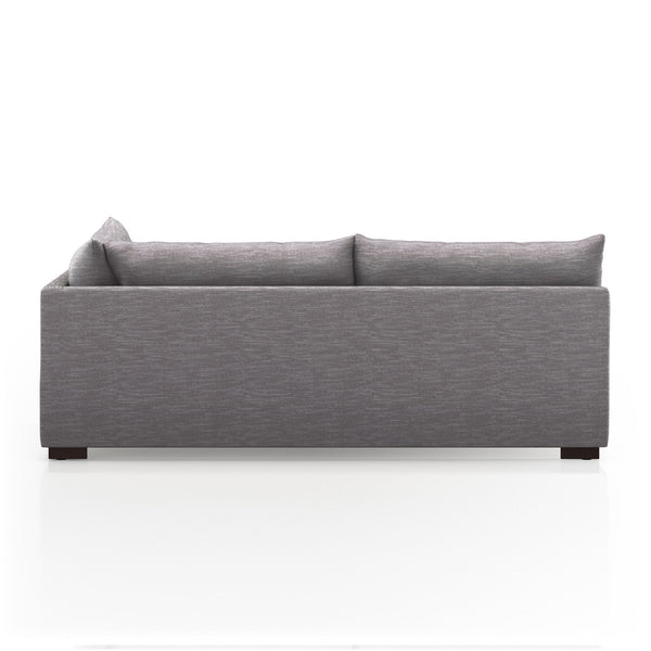Westwood Sectional In Valley Silver Spoon And Espresso