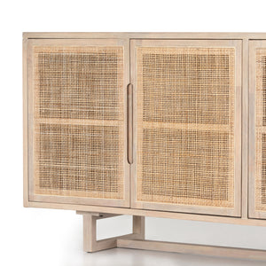 Clarita Sideboard In White Wash Mango