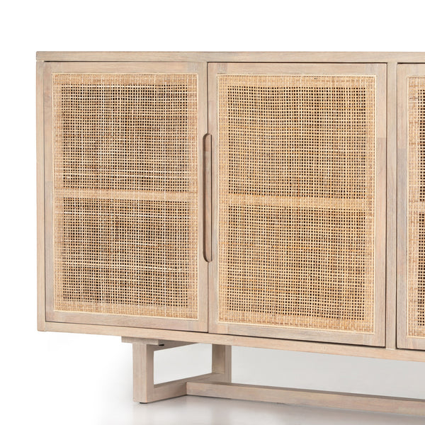 Clarita Sideboard In White Wash Mango