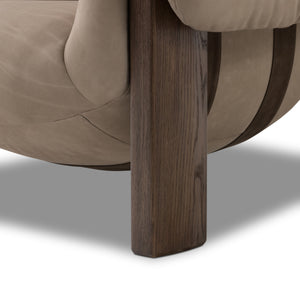 Samena Chair in Nubuck Sand