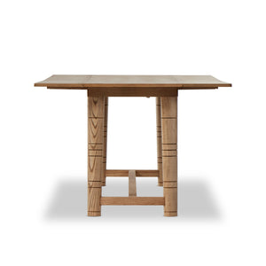 Flip Top Console Table In Toasted Ash
