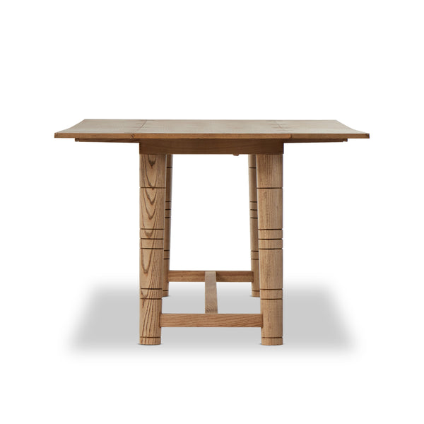 Flip Top Console Table In Toasted Ash