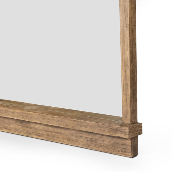 Ledge Wall Mirror - Distressed Light Pine