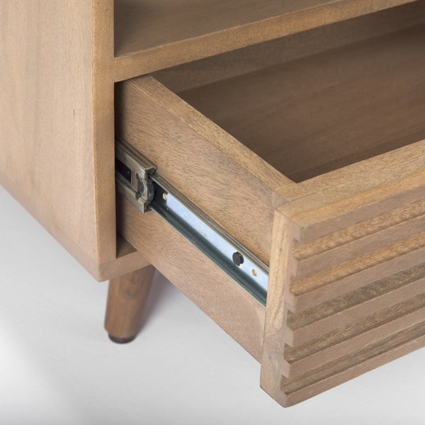 Sable  38.0L x 27.0W x 18.0H Light Brown Wood Coffee Table