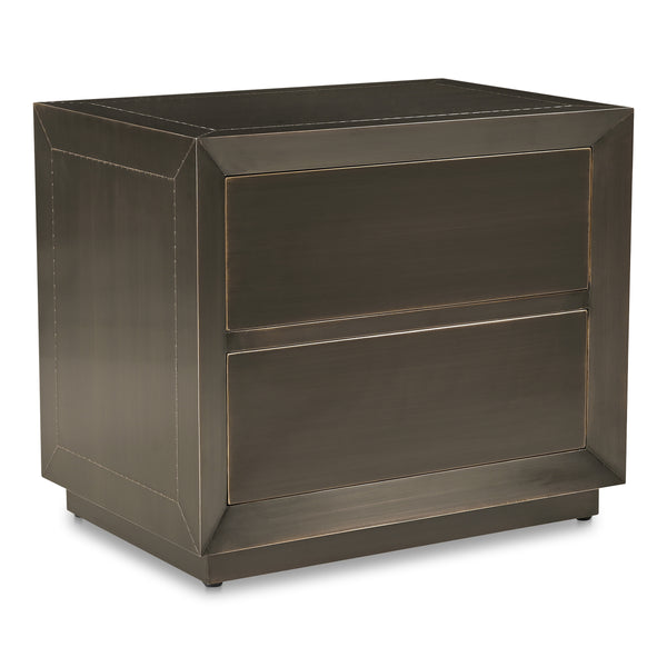 Moe's Dawson Nightstand in Deep Bronze