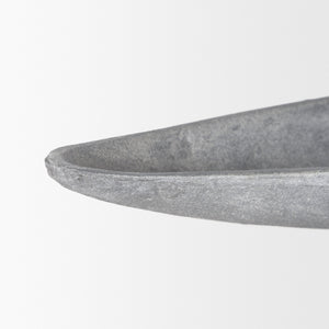 Piero Large Concrete Finished Metal Decorative Bowl