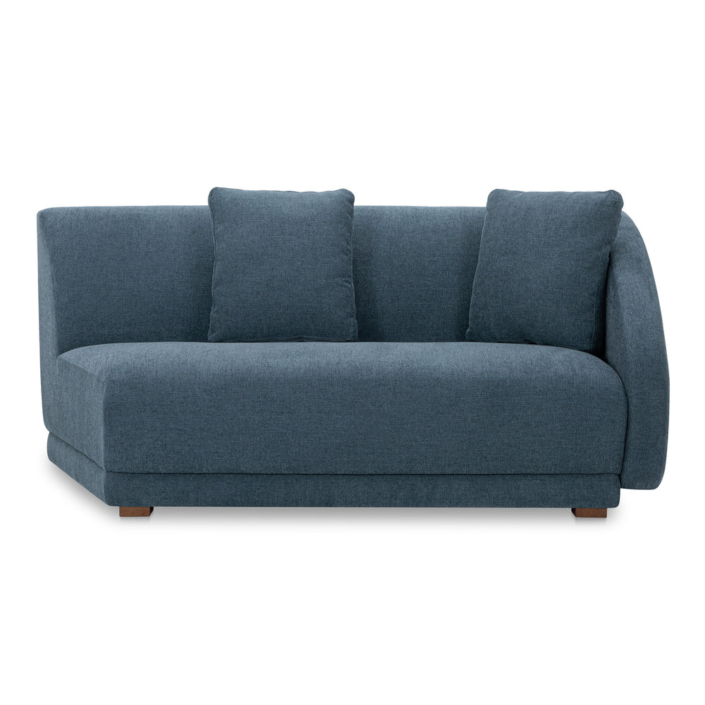 Fraser Right Arm Facing Sofa in Deep Blue