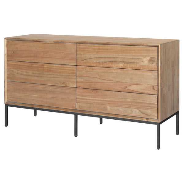 Hathaway Dresser 6 Drawers In Newton Brown