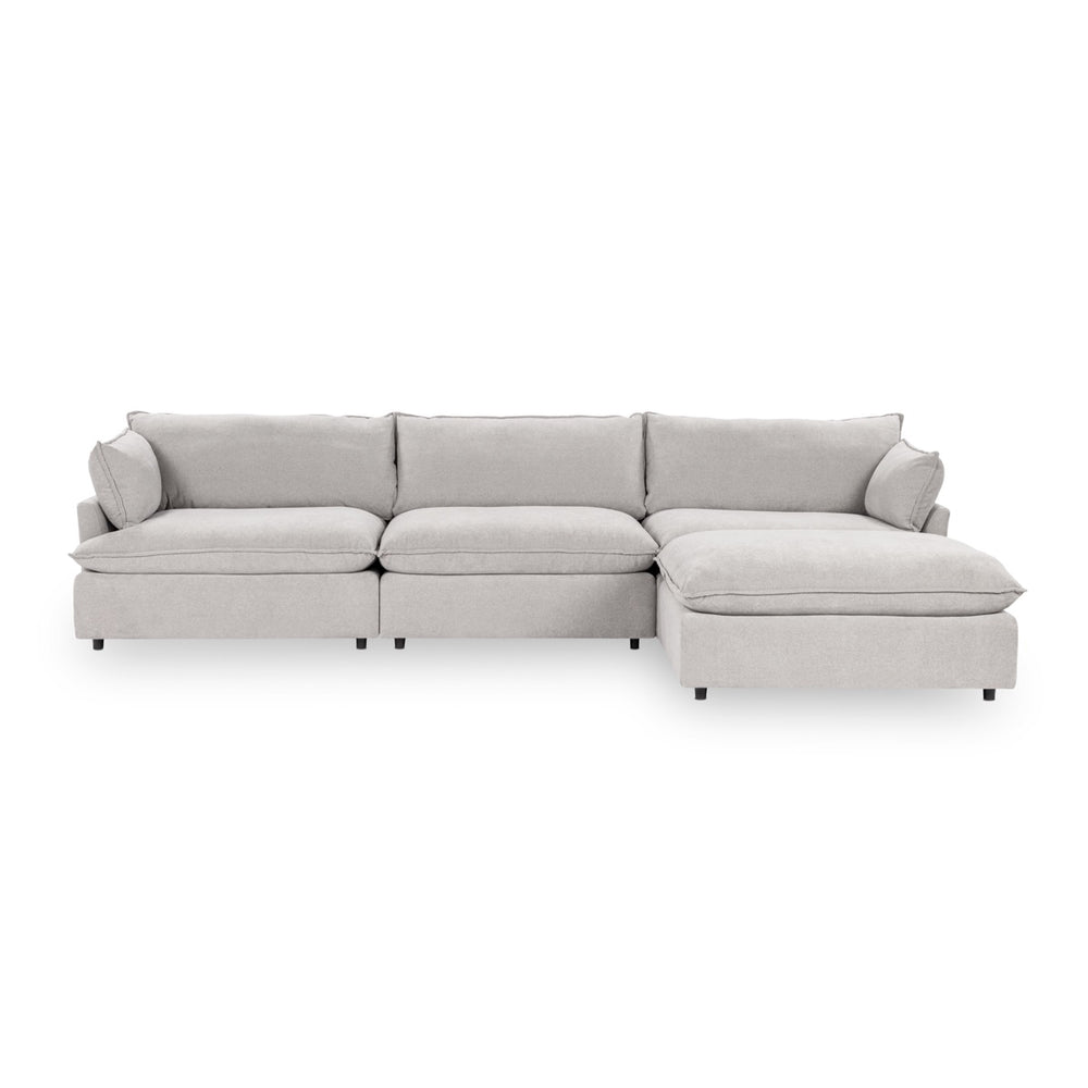 Caplan 4-Piece Modular Sectional in Elite-Gray