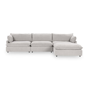 Caplan 4-Piece Modular Sectional in Elite-Gray