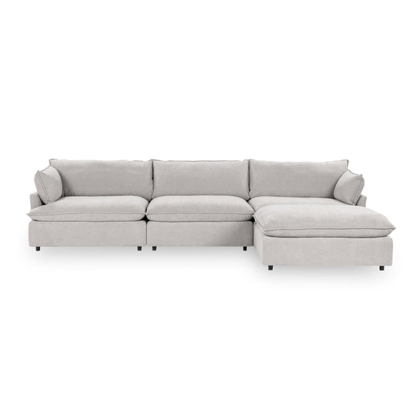 Caplan 4-Piece Modular Sectional in Elite-Gray