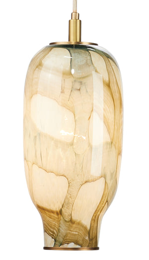 Helen Glass 1-Light Pendant, Small
