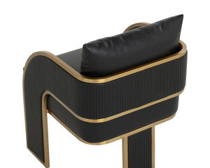 BAZ DINING ARMCHAIR - NAPA BLACK
