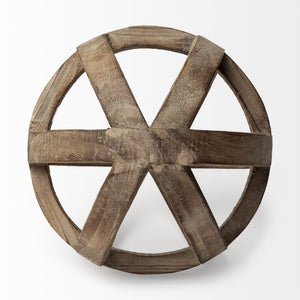 Tibik 8L x 8W Natural Wooden Orb