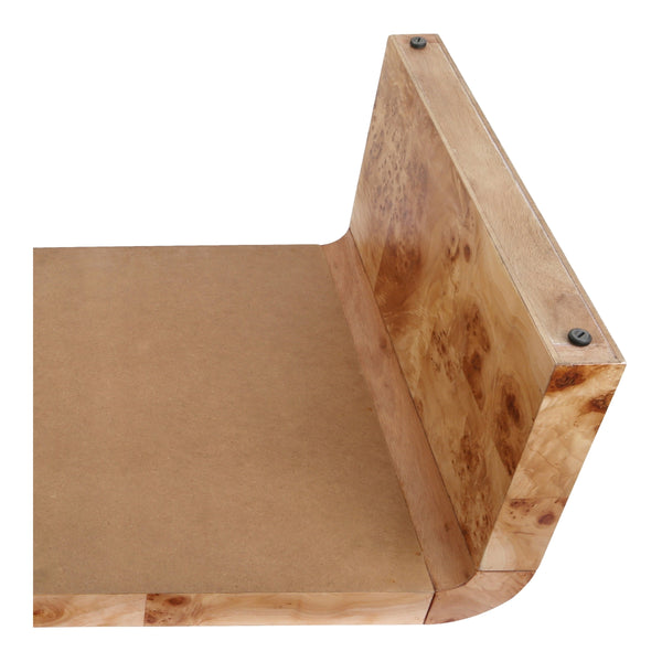 Adriel Burl Wood Coffee Table, Natural Burl