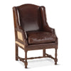 Grosvenor Collection Sicily Chair- vintage cigar leather