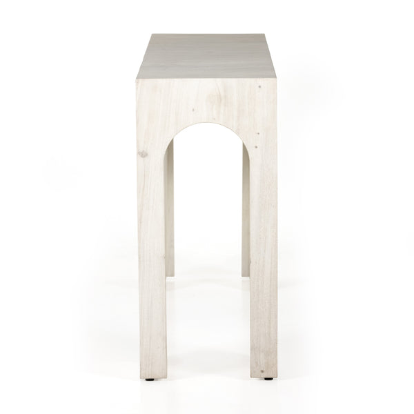 Fausto Console Table In Bleached Guanacaste
