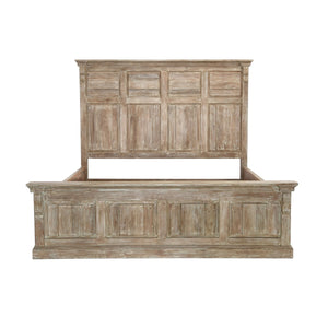 Adelaide Solid Wood Bed - Natural Cream Wash, Eastern King