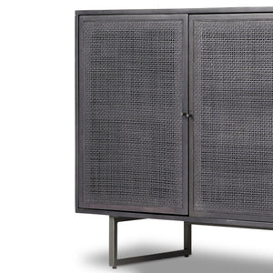 Carmel Small Cabinet - Black Wash
