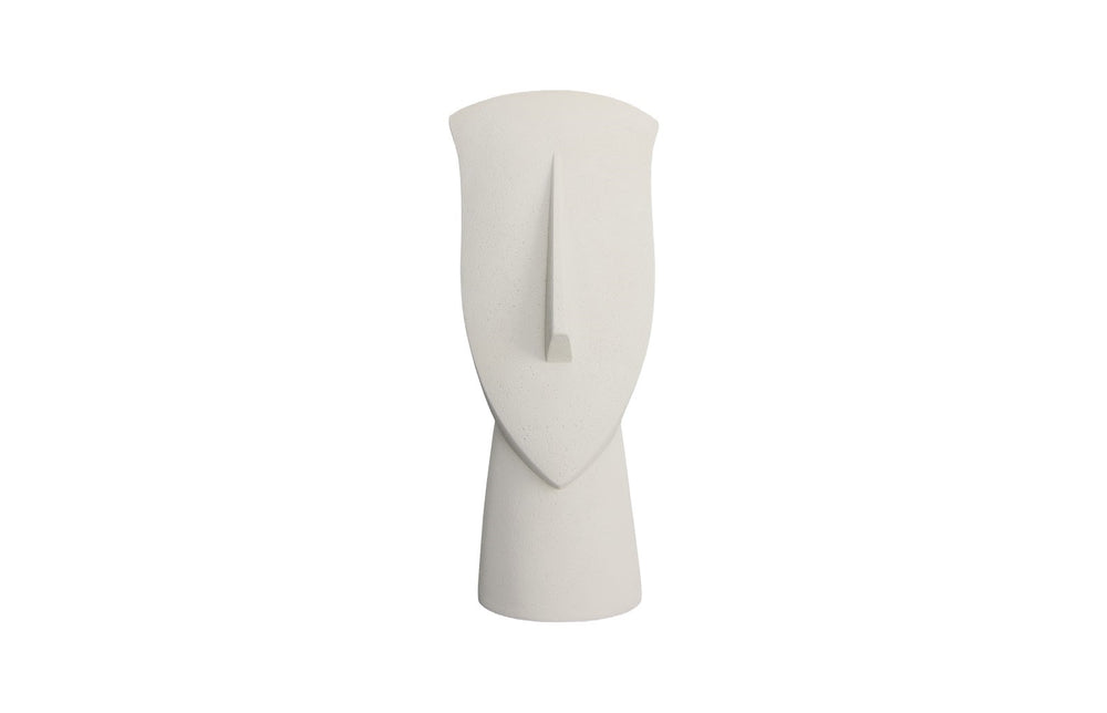 Cycladic Head, Sculpture, Classic, White Stone