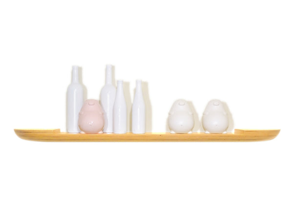 flow i shelf in natural ash wood