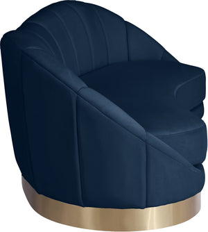 Jesse Sofa In Navy Velvet