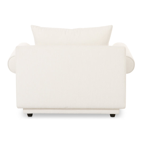 Moe's Rosello Armchair in White Texture