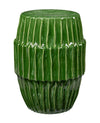 Algae Ceramic Indoor/Outdoor Side Table, Green