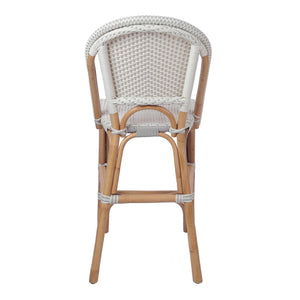 Avignon Paris Bistro Counter Stool In White/ Gray