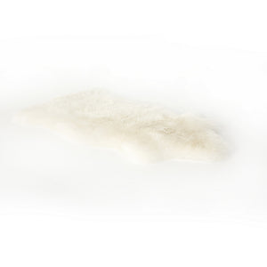 Lalo Lambskin Throw, Cream