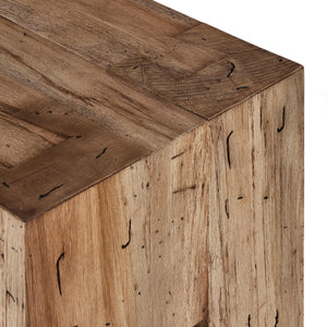 Abaso Accent Bench in Rustic Wormwood Oak