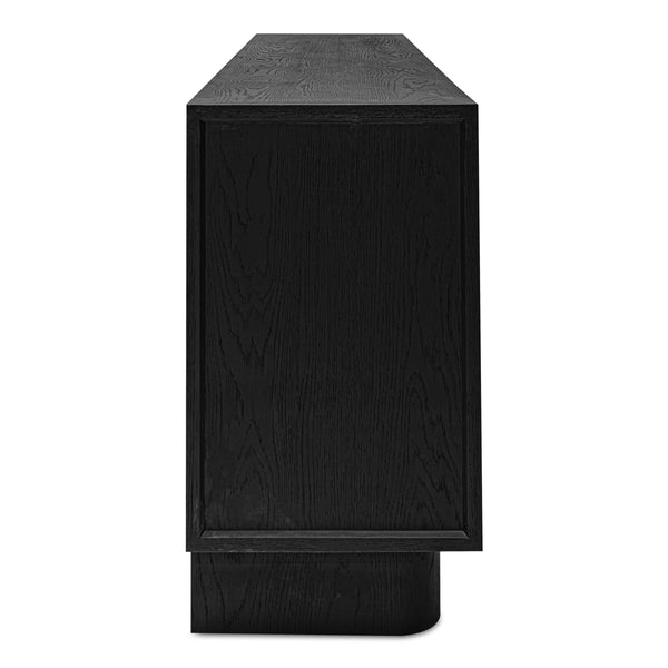 Moe's Marcelle Sideboard Black with Gold Accents