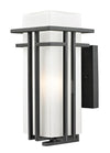 Abbey Outdoor Wall Light in Black Finish
