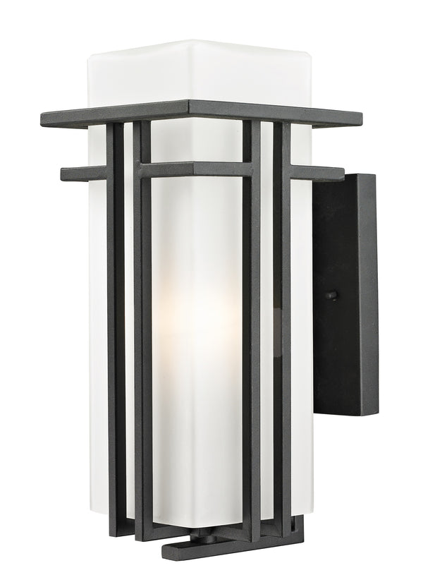 Abbey Outdoor Wall Light in Black Finish