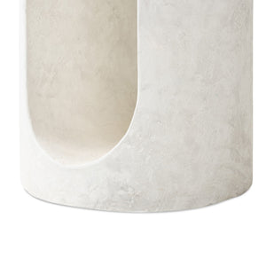 Samson End Table In Textured Lunar Concrete