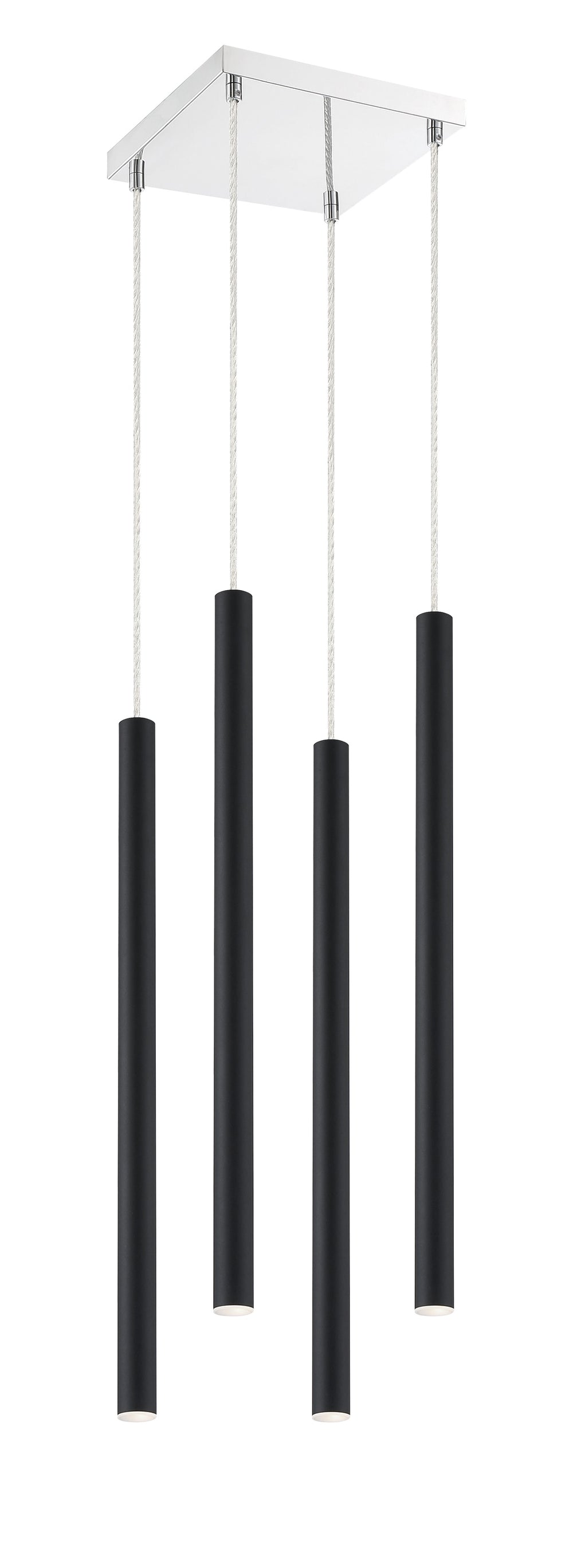 Forest 4 Light Island/Billiard in Chrome Finish