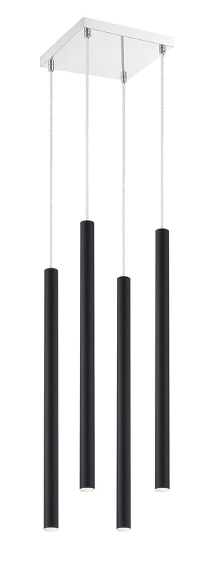 Forest 4 Light Island/Billiard in Chrome Finish