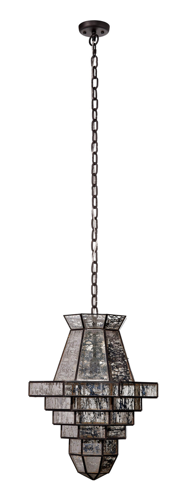 Imperial 1-Light Glass and Metal Pendant
