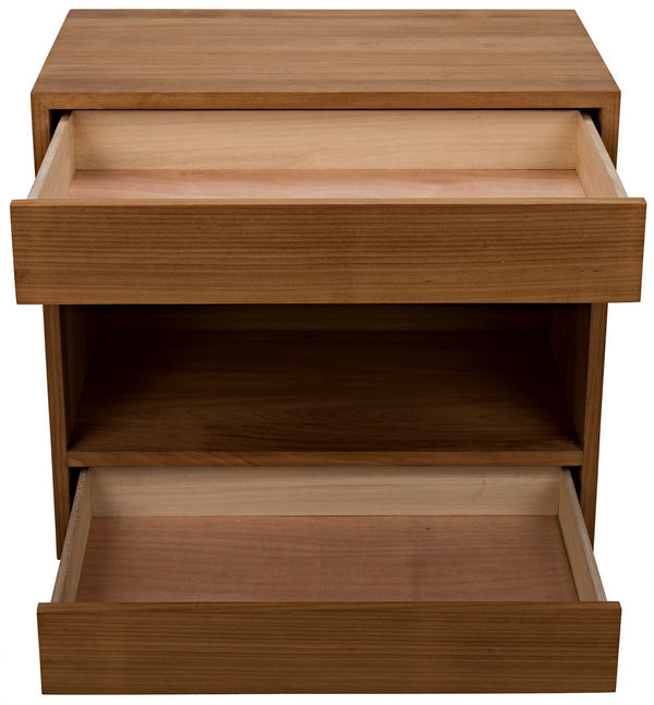 SL05 Side Table, Gold Teak