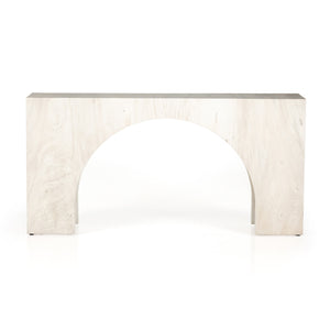 Fausto Console Table In Bleached Guanacaste