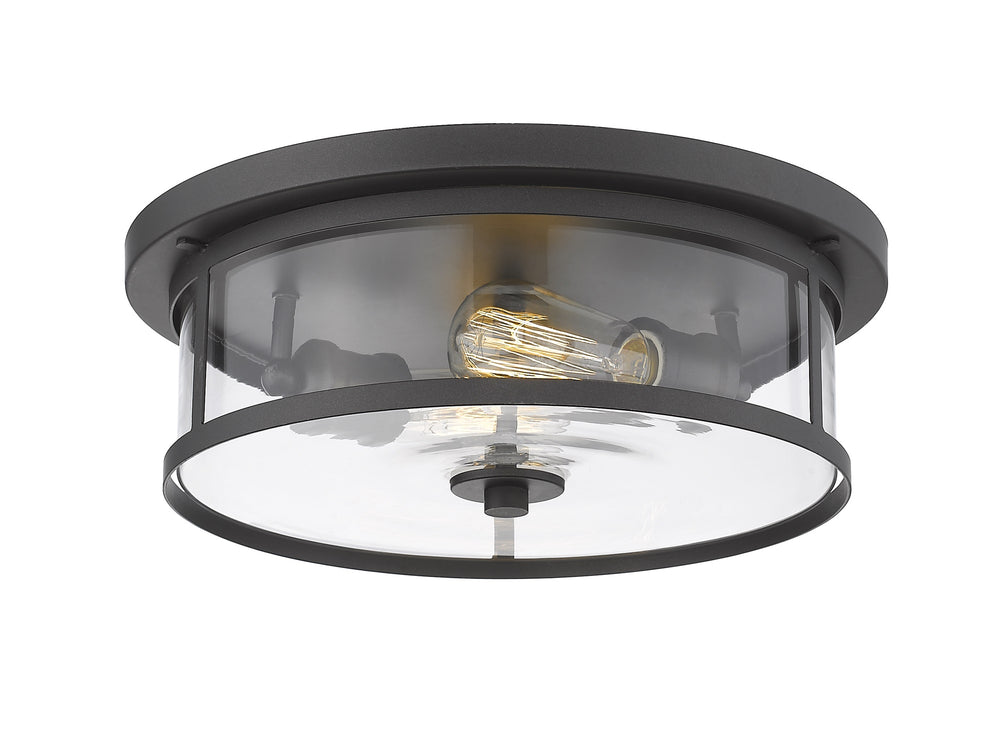Savannah 2 Light Flush Mount in Bronze Finish