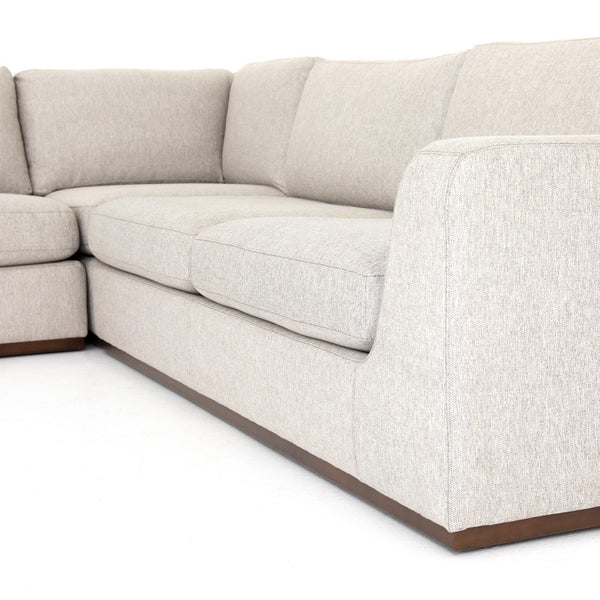 Colt 3 Piece Sectional-Aldred Silver