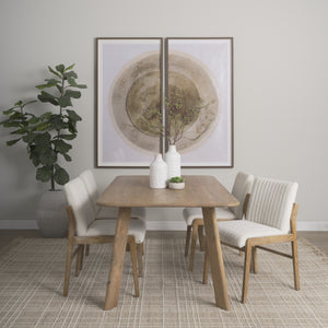 Welborn 84" Light Brown Wood Rectangular Dining Table