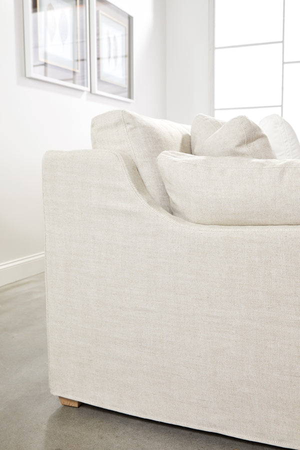 Lena Modular Slipcover 2-Seat Left Slope Arm Sofa