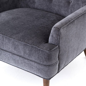 Clermont Chair-Soft Charcoal Grey